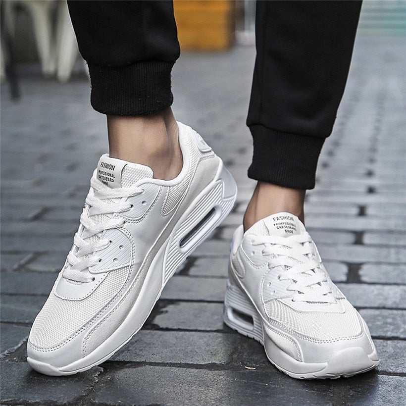 Heren Hardloopschoenen – Lichtgewicht Mesh Sneakers met Antislip Zool