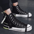 Hoge Canvas Sneakers met Rits