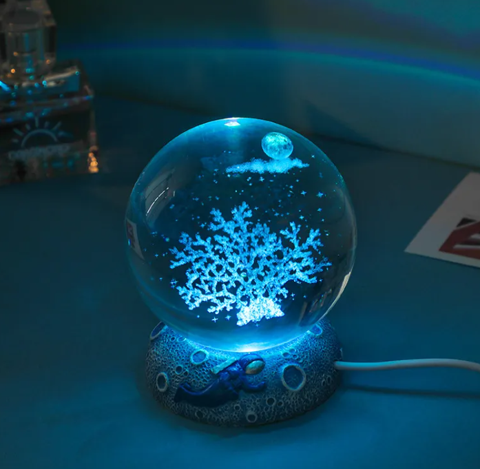 LED Kristallen Bol