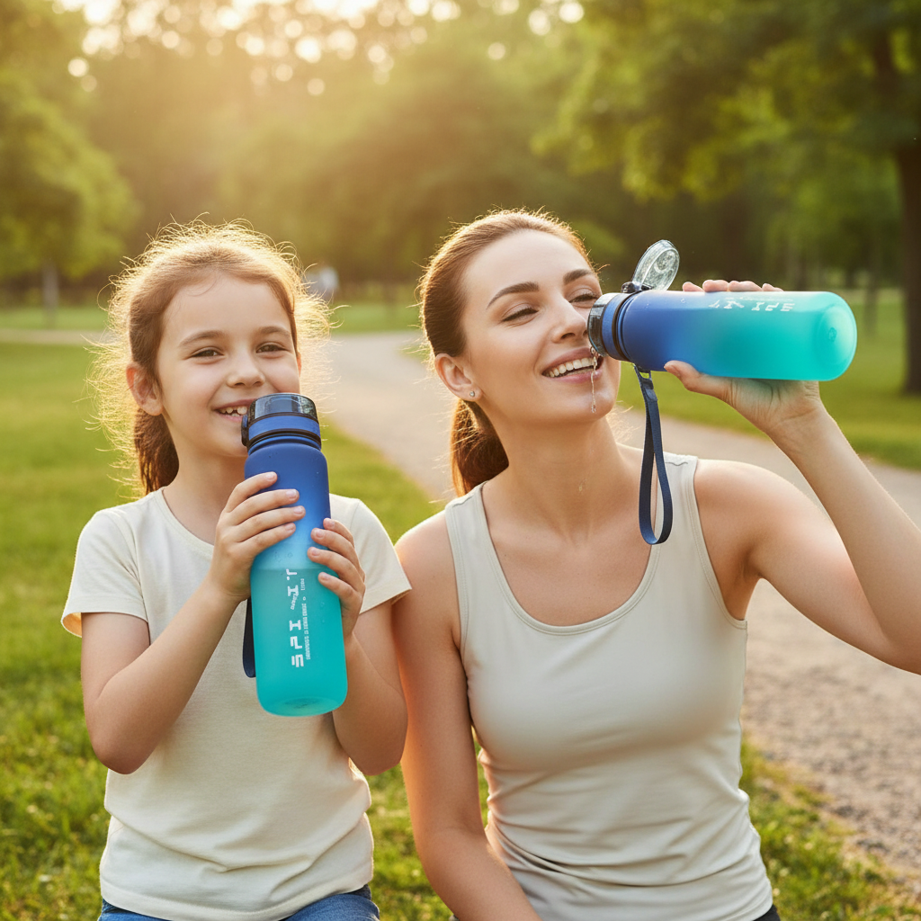 Grote lekvrij  drinkfles