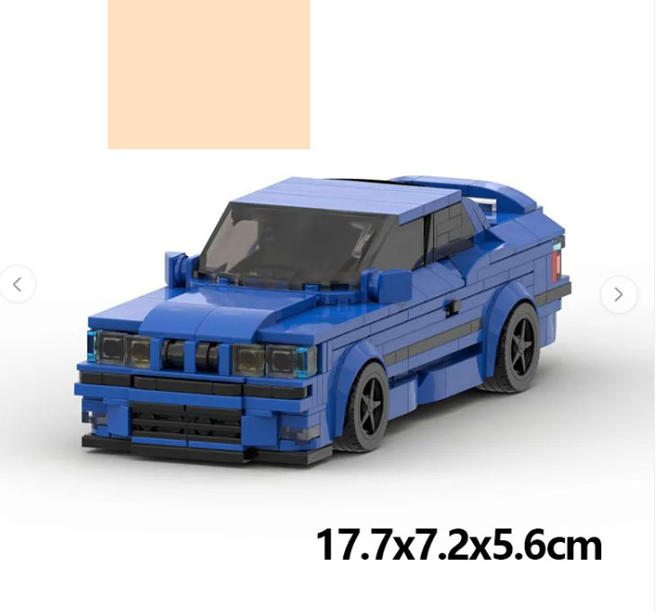 E30 Bausteine Spielzeugauto Modell