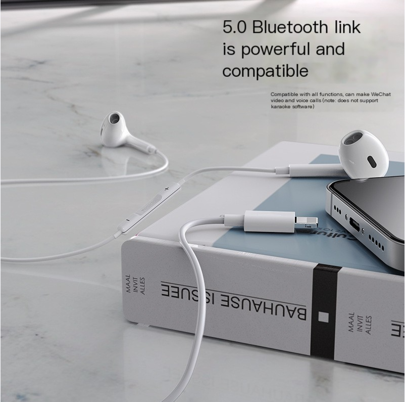 Originele Bedrade Oordopjes voor iPhone 13/14 - Lightning Connector - Wit