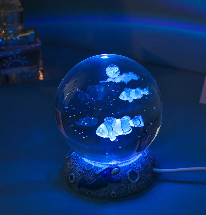 LED Kristallen Bol