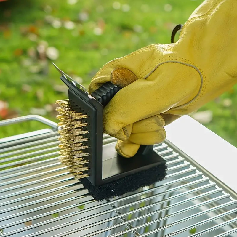 3-in-1 Edelstahl Grillreinigungsbürste