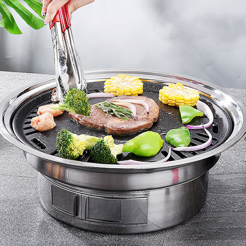 Tragbarer Edelstahl Koreanischer Holzkohlegrill | 1 Stück 24,99 € | 2 Stück 39,99 €