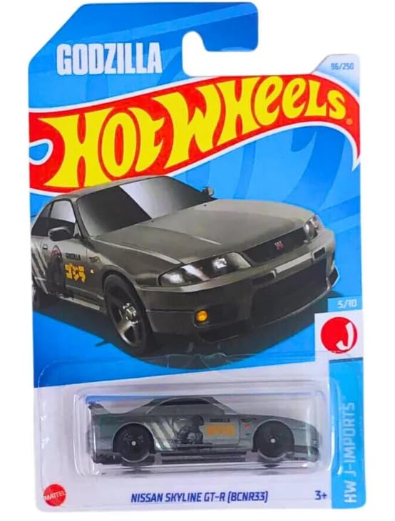Hot Wheels Nissan Skyline GT-R (BNCR33) Grijs HW J-Imports 5/10