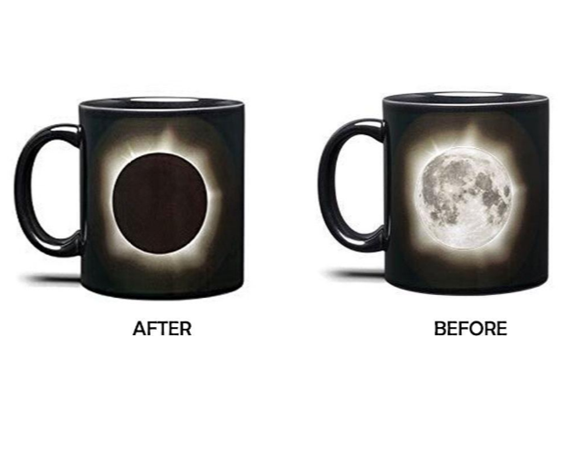 Creatieve Zonsverduistering Kleurveranderende Keramische Mok