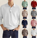 Lange Mouw Knoop Polo Shirt