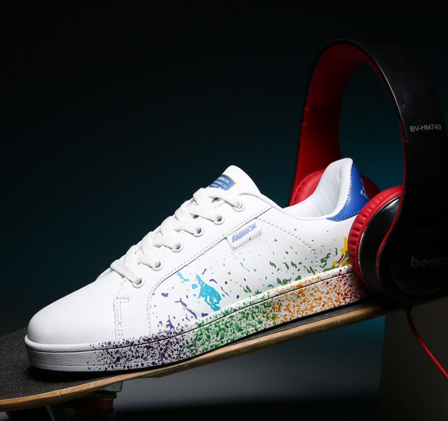 Witte Sneakers, Slipbestendige Casual Schoenen