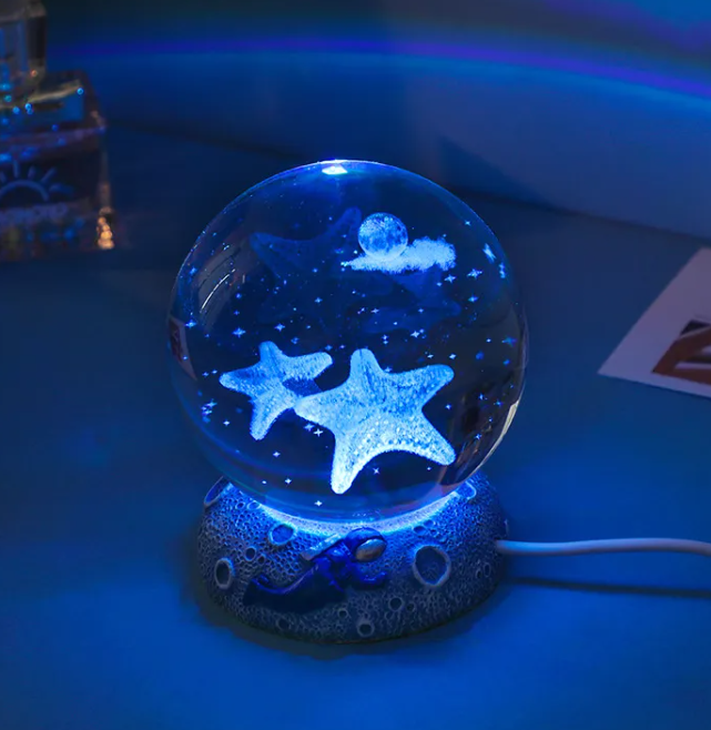 LED Kristallen Bol