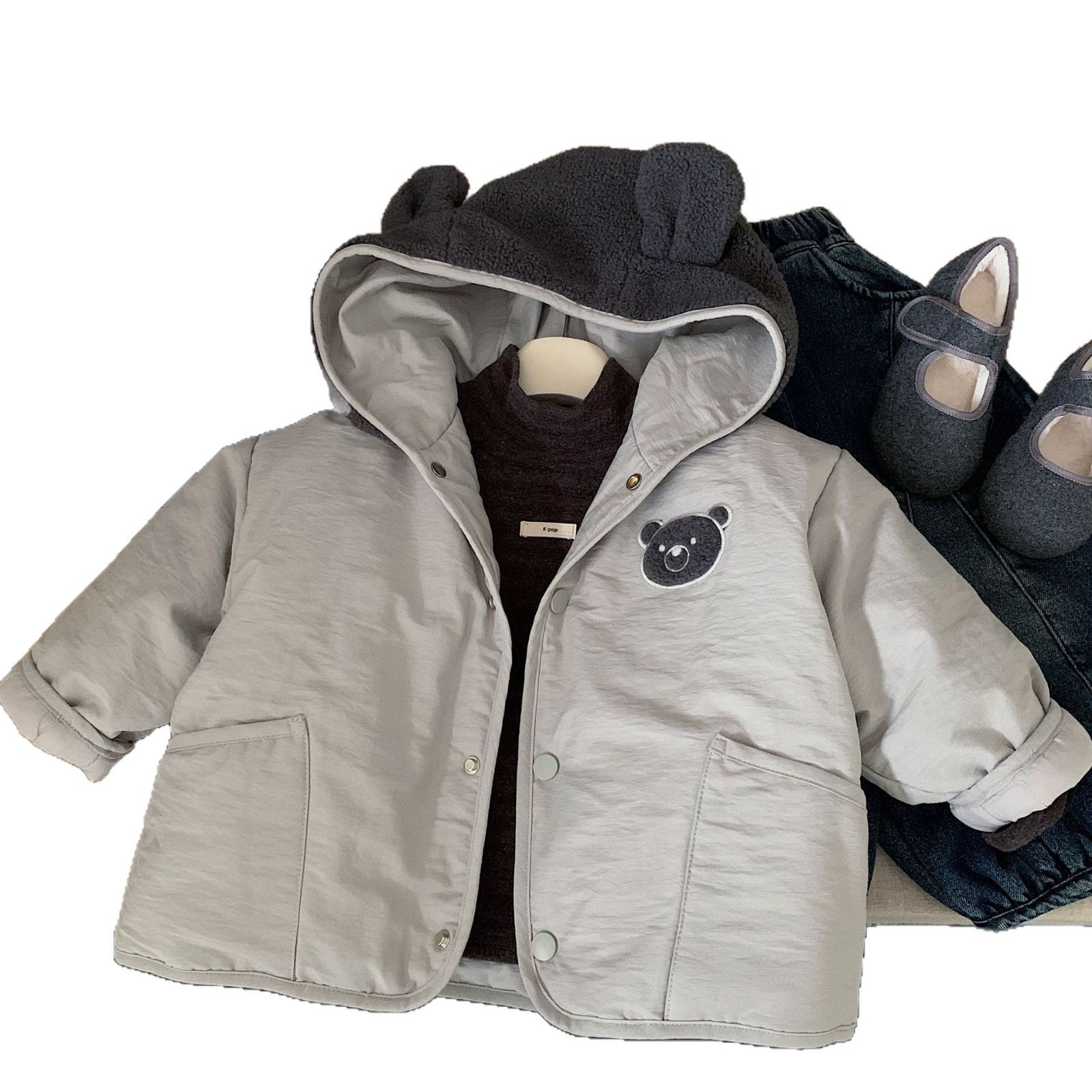 Boys' winter thick warm coat for children