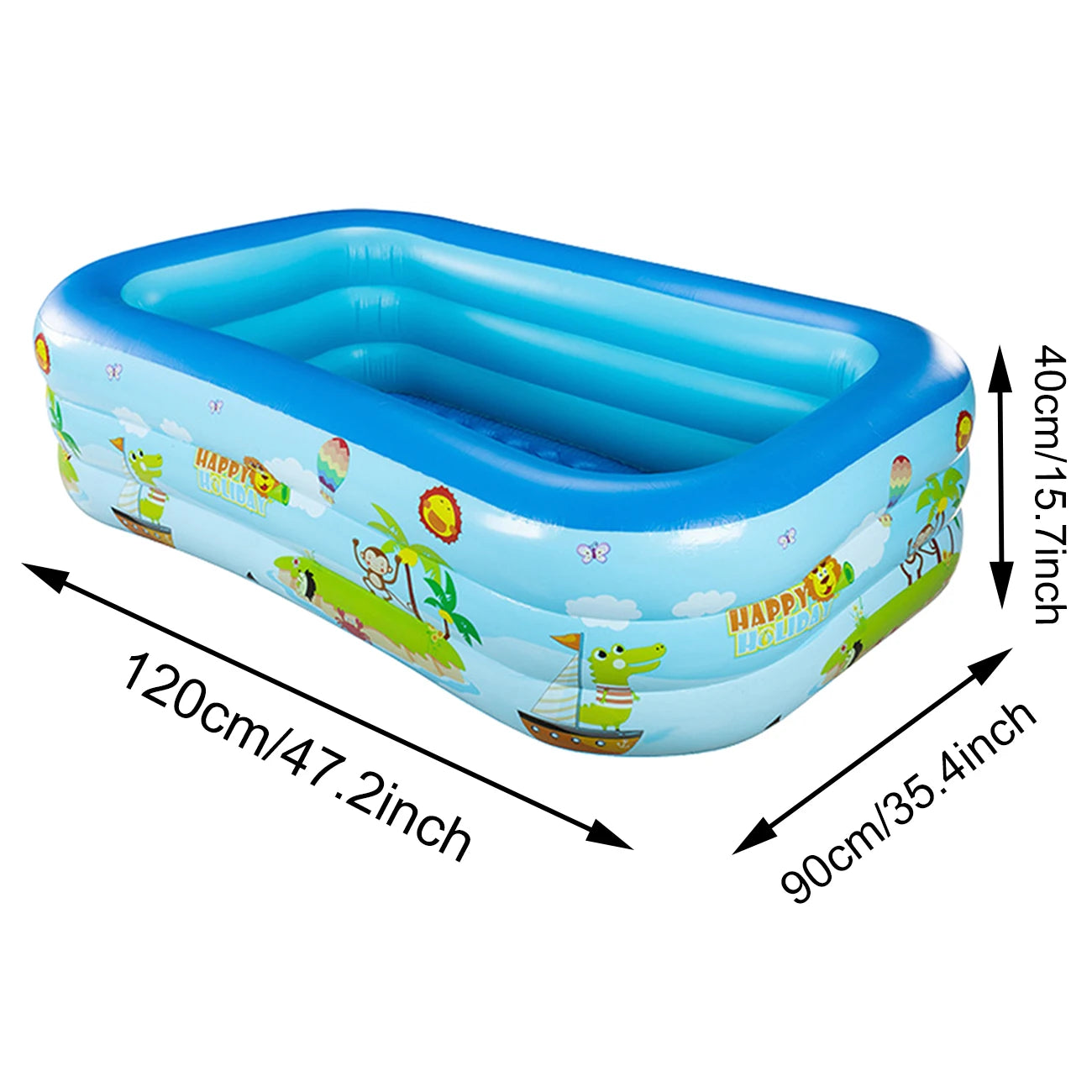 Maak van elke dag een zwemdag 🏊‍♀️

De zomer is te kort om binnen te zitten. Met dit Family Interactive Ocean Zwembad haal je het strand gewoon naar je eigen tuin.