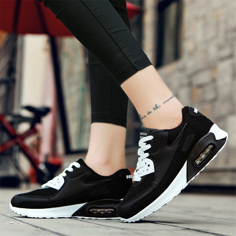 Heren Hardloopschoenen – Lichtgewicht Mesh Sneakers met Antislip Zool