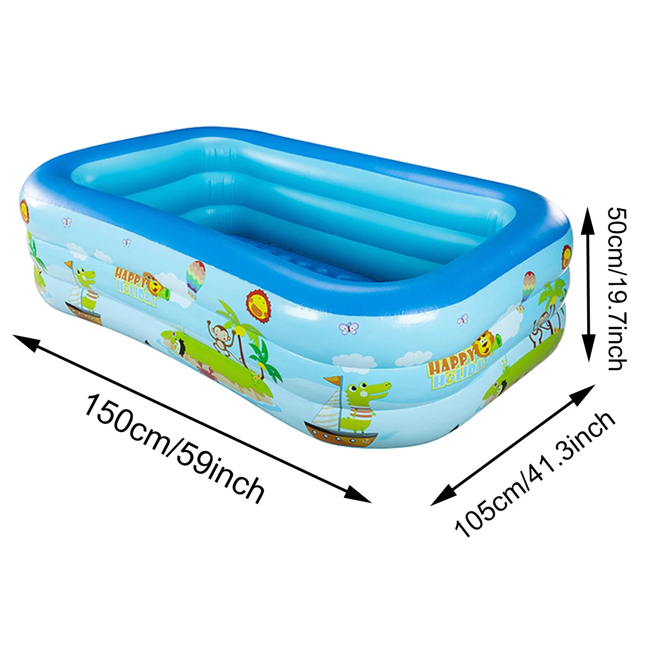 Maak van elke dag een zwemdag 🏊‍♀️

De zomer is te kort om binnen te zitten. Met dit Family Interactive Ocean Zwembad haal je het strand gewoon naar je eigen tuin.