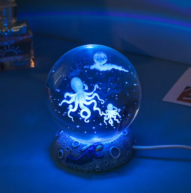 LED Kristallen Bol