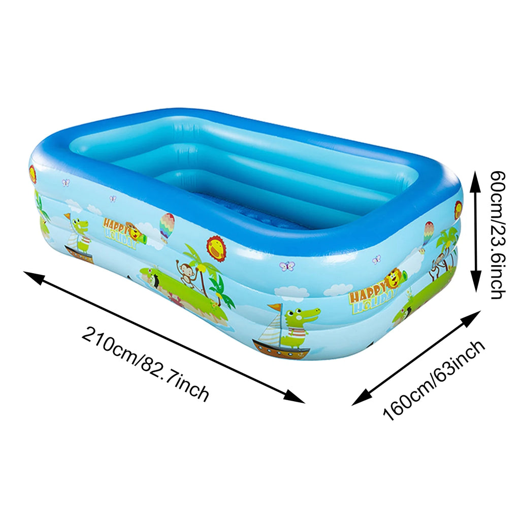 Maak van elke dag een zwemdag 🏊‍♀️

De zomer is te kort om binnen te zitten. Met dit Family Interactive Ocean Zwembad haal je het strand gewoon naar je eigen tuin.