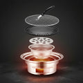 Tragbarer Edelstahl Koreanischer Holzkohlegrill | 1 Stück 24,99 € | 2 Stück 39,99 €