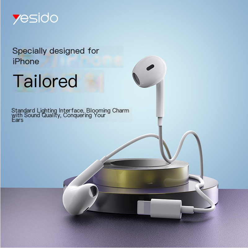 Originele Bedrade Oordopjes voor iPhone 13/14 - Lightning Connector - Wit