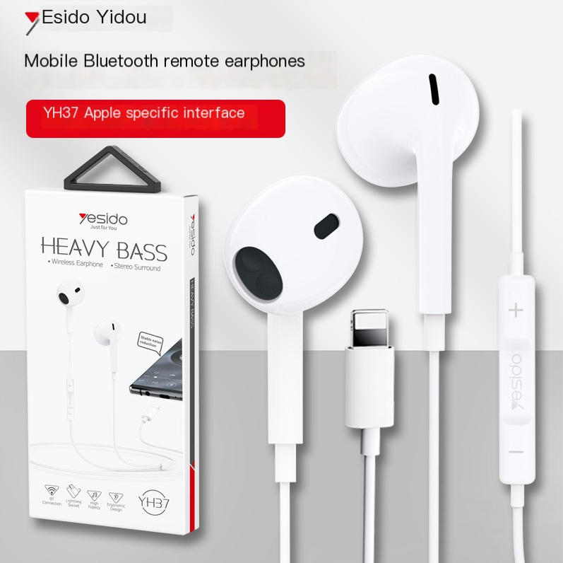 Originele Bedrade Oordopjes voor iPhone 13/14 - Lightning Connector - Wit