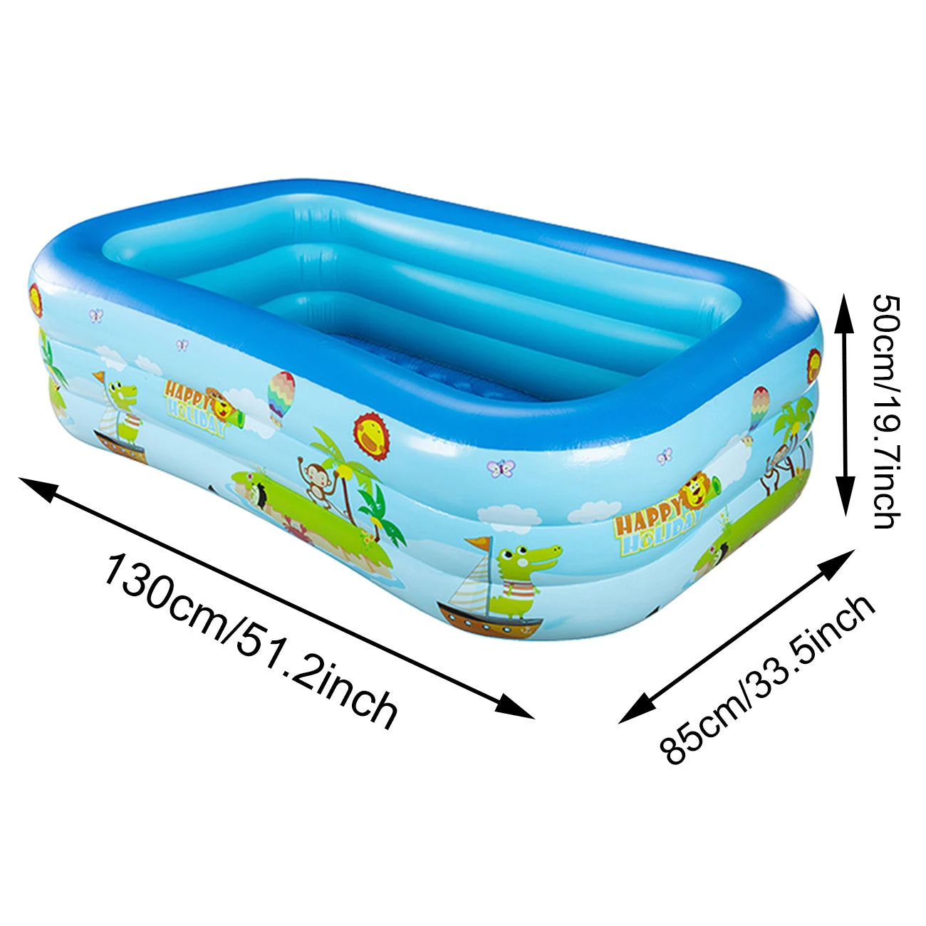 Maak van elke dag een zwemdag 🏊‍♀️

De zomer is te kort om binnen te zitten. Met dit Family Interactive Ocean Zwembad haal je het strand gewoon naar je eigen tuin.
