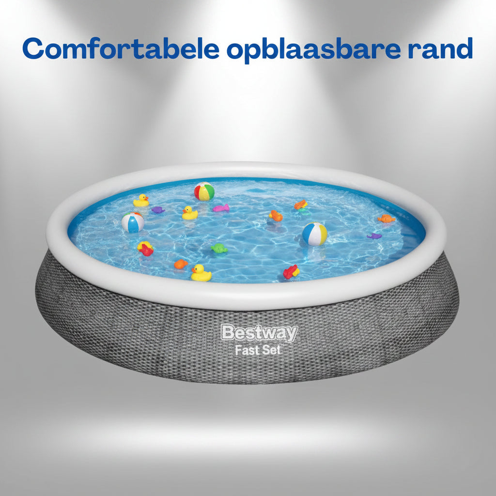 Bestway fastset zwembad 366x76cm met filterpomp